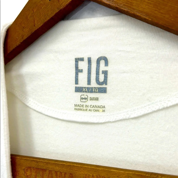 FIG White Open Front Cardigan Healthcare Size XL Women's Plus Nurse Scrubs Work - Picture 3 of 9